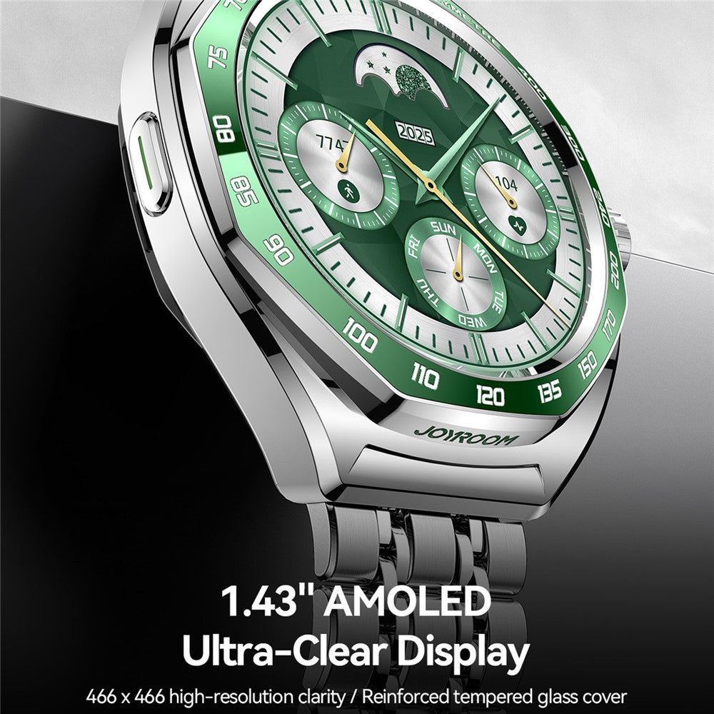 JOYROOM Venture Series JR-FV2 Pro Smart Watch 1.43 AMOLED Bluetooth-compatible Call 450mAh 5ATM Waterproof Watch
