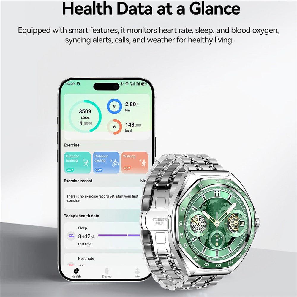 JOYROOM Venture Series JR-FV2 Pro Smart Watch 1.43 AMOLED Bluetooth-compatible Call 450mAh 5ATM Waterproof Watch