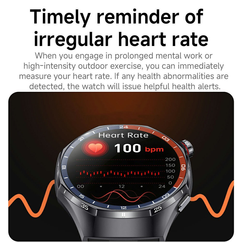 Y108 1.32 Inch AMOLED Screen Smart Watch IP68 Waterproof ECG Heart Rate Blood Oxygen Bluetooth Call Health Monitor