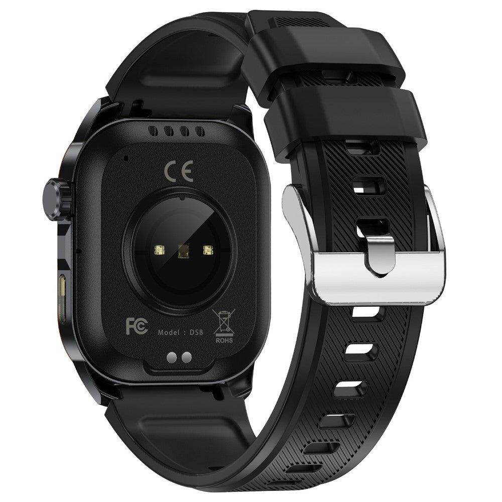 DS8 1.95 Inch IPS Screen Smart Watch LED Flashlight GPS Bluetooth-compatible Calling Health Monitor Fitness Tracker for Outdoor Sports