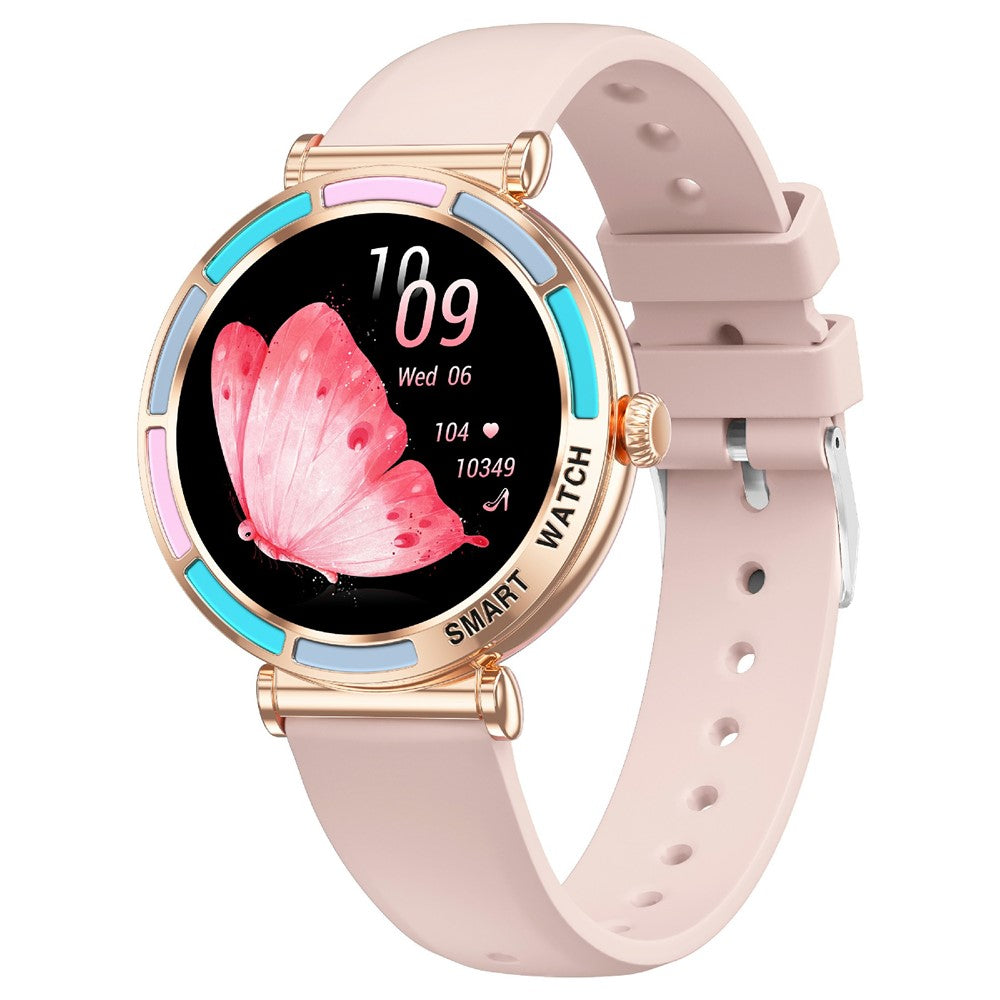 T9 1.27 Inch Smart Watch with Silicone Strap Bluetooth-compatible Call Women Health Sleep Monitor