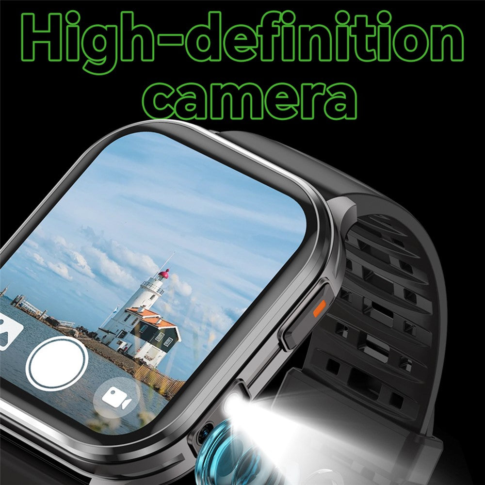 P60 Smart Watch 2.01 Inch HD Camera 670mAh IP67 Waterproof Bluetooth-compatible Call Health Sports Monitor