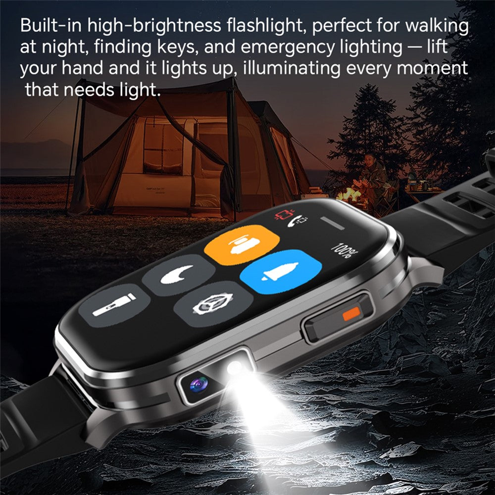 P60 Smart Watch 2.01 Inch HD Camera 670mAh IP67 Waterproof Bluetooth-compatible Call Health Sports Monitor