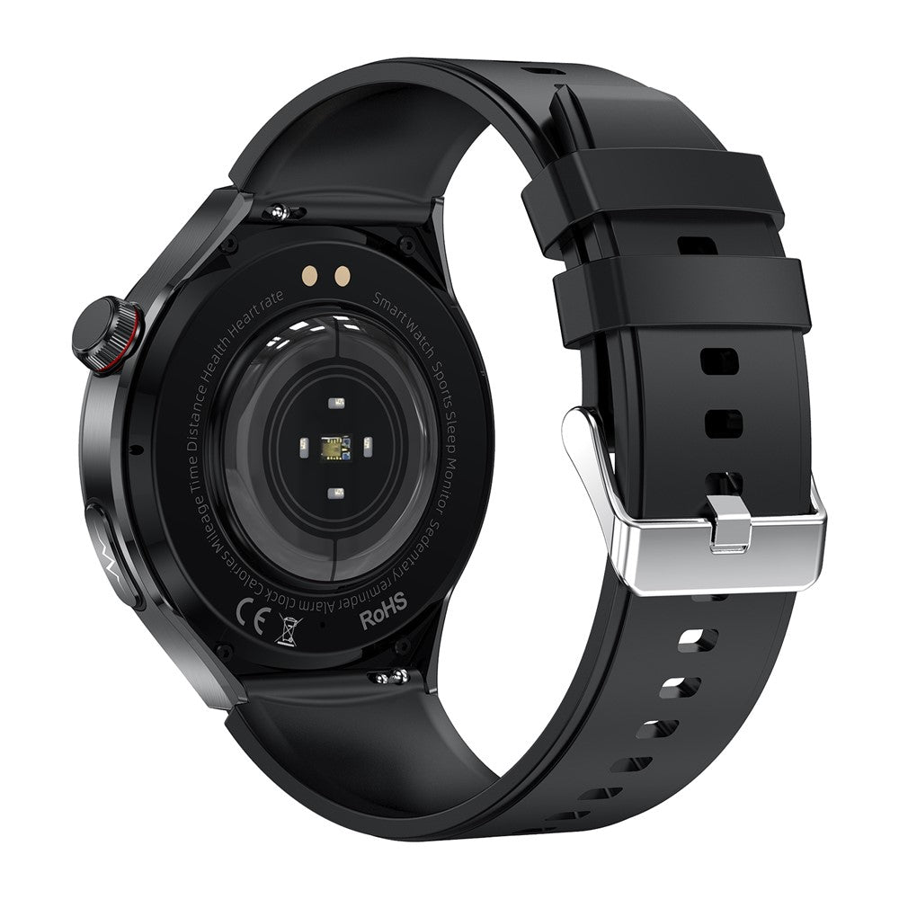 TK26Pro Smart Watch with Silicone Strap ECG Heart Rate Blood Pressure 1.43 Inch AMOLED Bluetooth-compatible Call 380mAh One-Touch Health Monitor