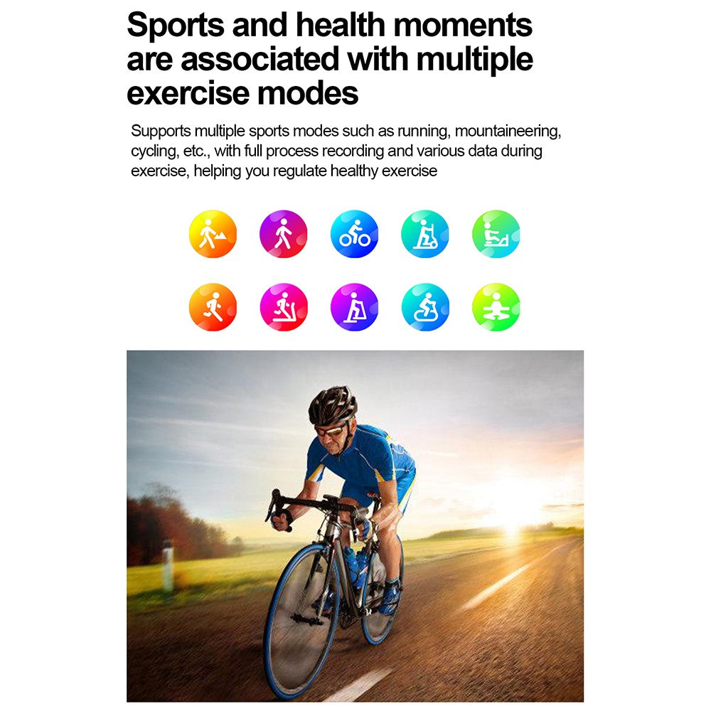 TK26Pro Smart Watch with Silicone Strap ECG Heart Rate Blood Pressure 1.43 Inch AMOLED Bluetooth-compatible Call 380mAh One-Touch Health Monitor