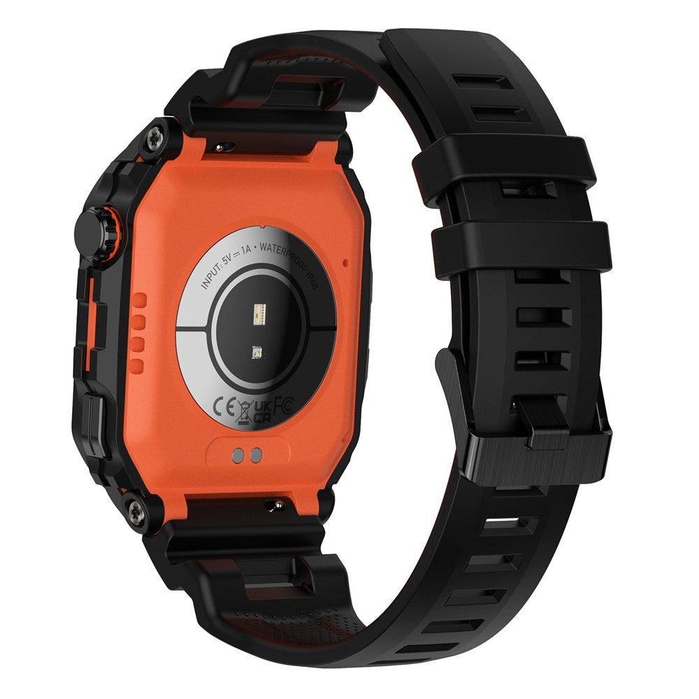 FT61 1.75 inch IPS GPS Smart Watch Bluetooth-compatible Calling Health Monitoring IP68 Waterproof