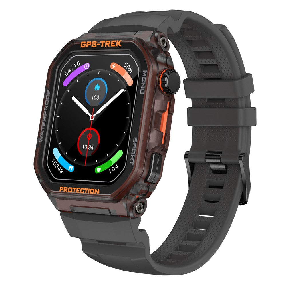 FT61 1.75 inch IPS GPS Smart Watch Bluetooth-compatible Calling Health Monitoring IP68 Waterproof