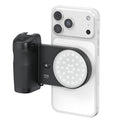 VRIG MG-35 Magnetic Mount Bluetooth-Compatible Shutter Selfie Handle with 3-Level Fill Light for Cellphone