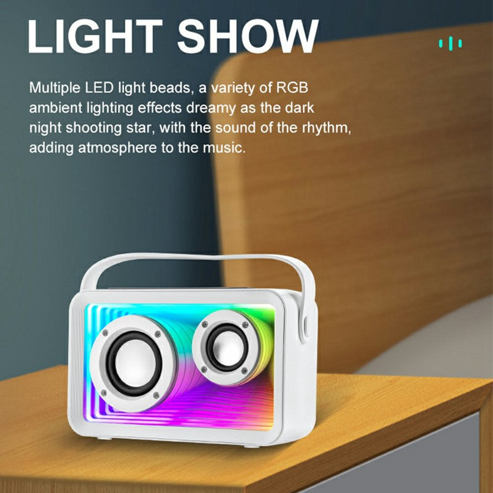 Y15 Outdoor Karaoke Speaker – RGB Lighting, 2 Microphones