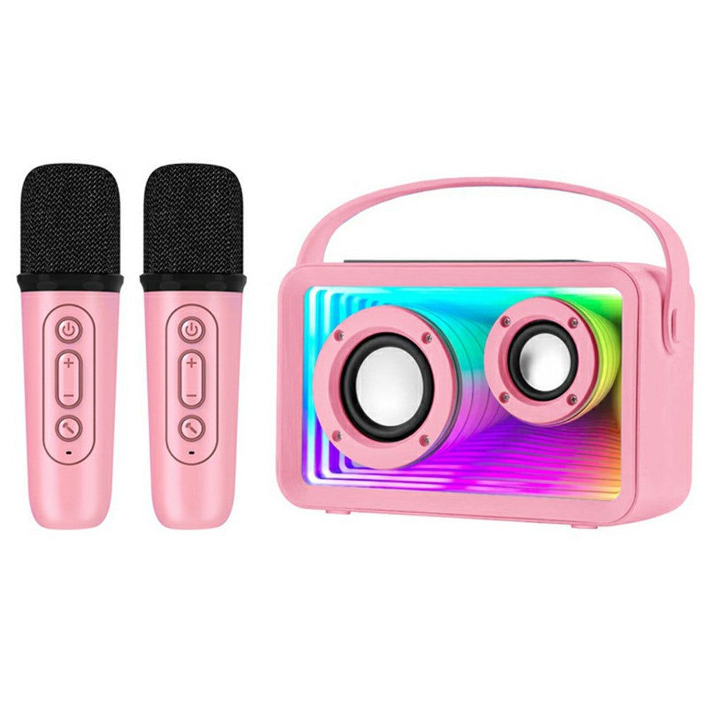 Y15 Outdoor Karaoke Speaker – RGB Lighting, 2 Microphones