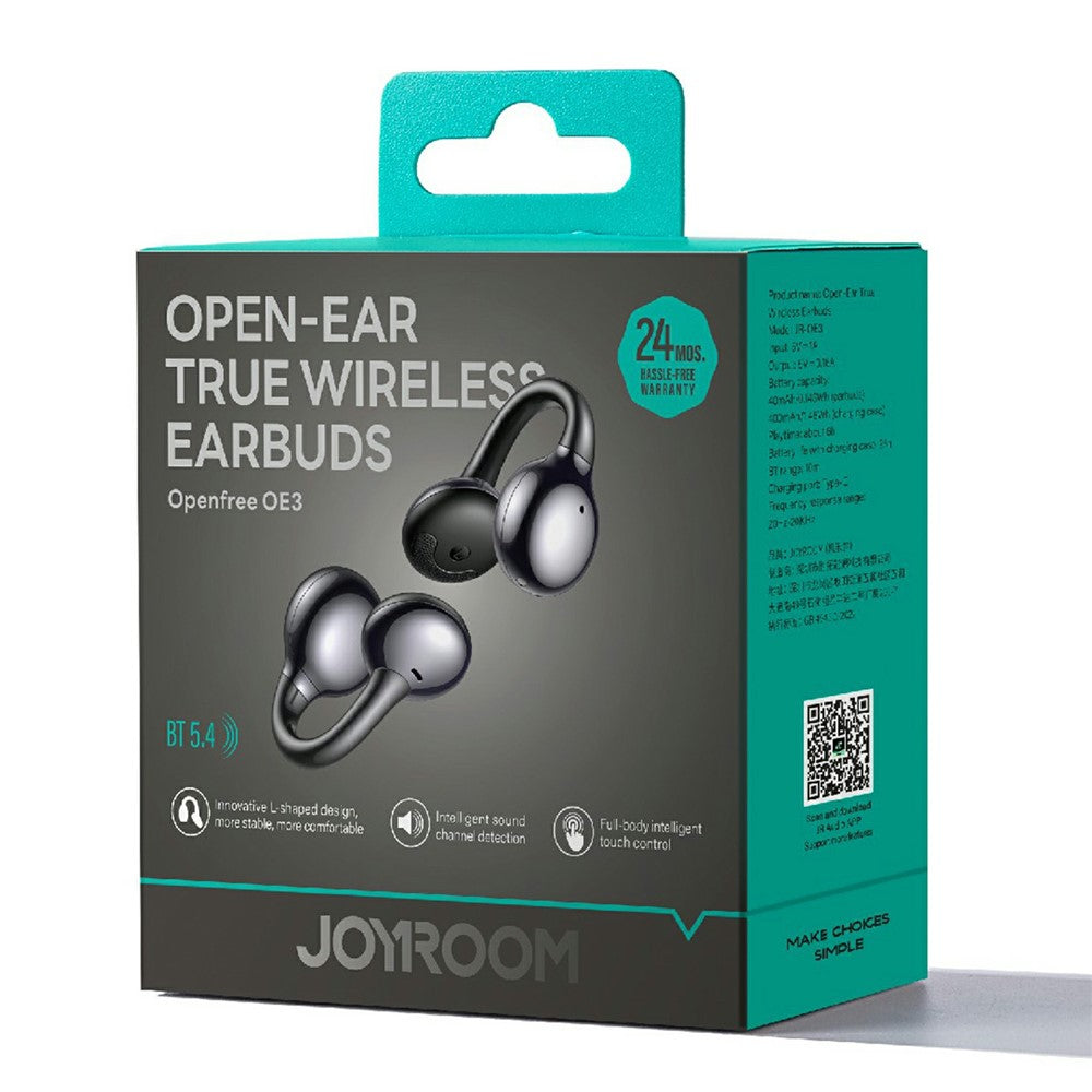 JOYROOM JR-OE3 Open-Ear Clip-On Wireless Headphones Bluetooth-Compatible Earbuds with Deep Bass