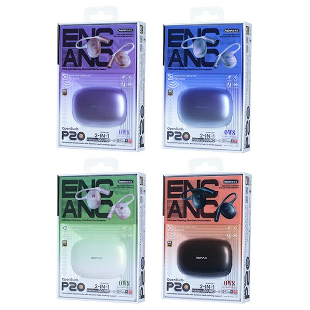 REMAX Openbuds P20 True Wireless Stereo Earbuds For Music Calls ANC Bluetooth-Compatible Earphones