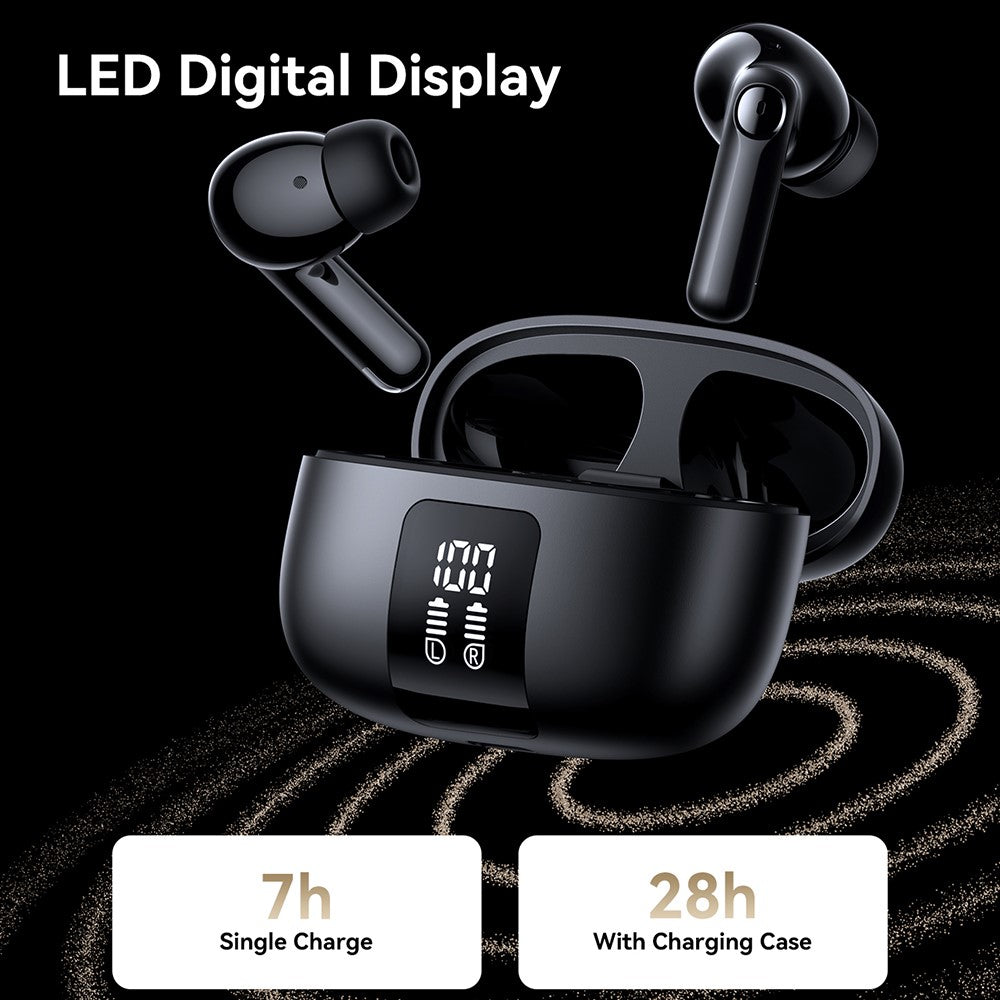 JOYROOM JR-FN3 Wireless Bluetooth-Compatible Earphones ANC Active Noise Cancelling Smart APP Control Headset