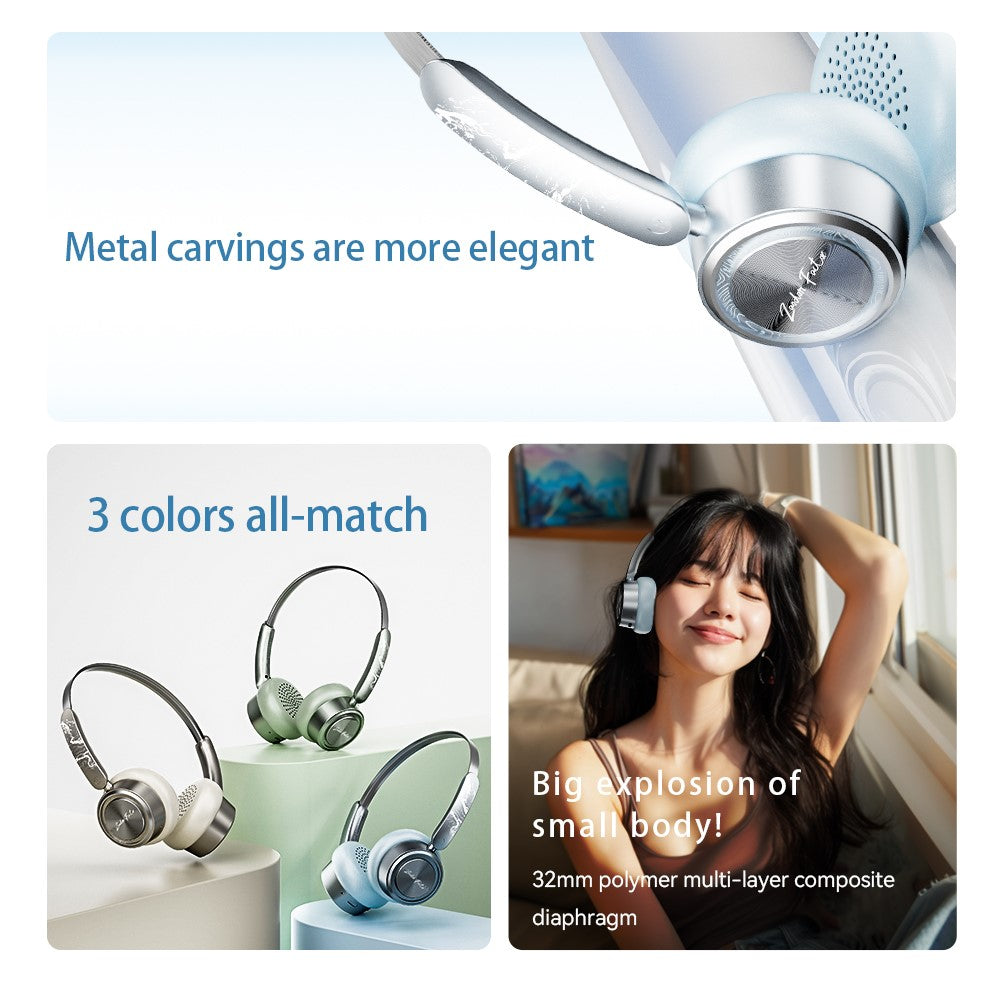 ZAODON Mini Wireless Headphones – Bluetooth 6.0, High Definition Audio