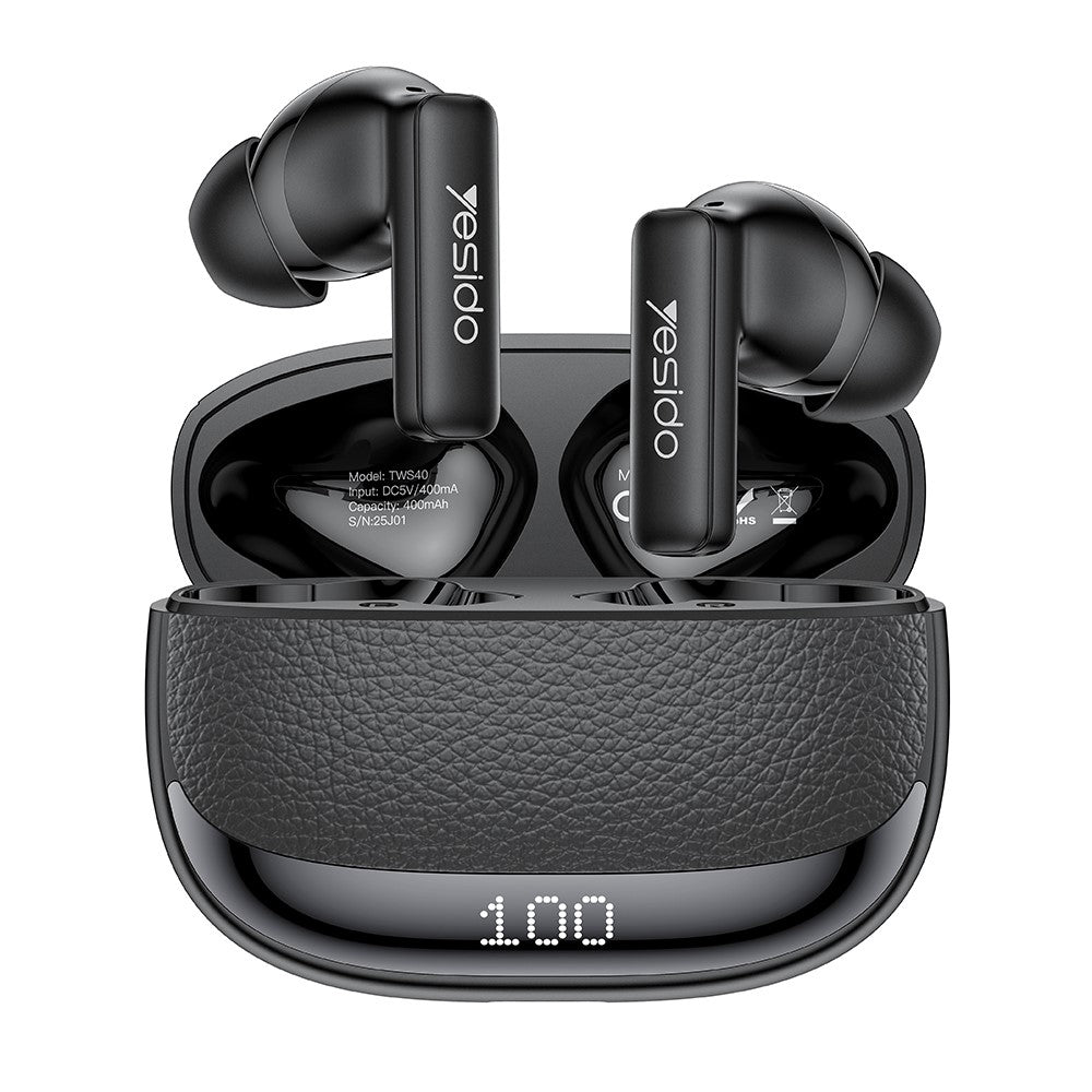 YESIDO TWS40 Wireless Earbuds – ANC & ENC, Dual Device Connection