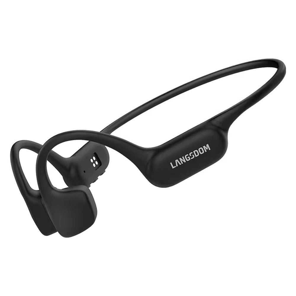 LANGSDOM BE23 Bone Conduction Earphones – Waterproof, 32GB Built-In Storage