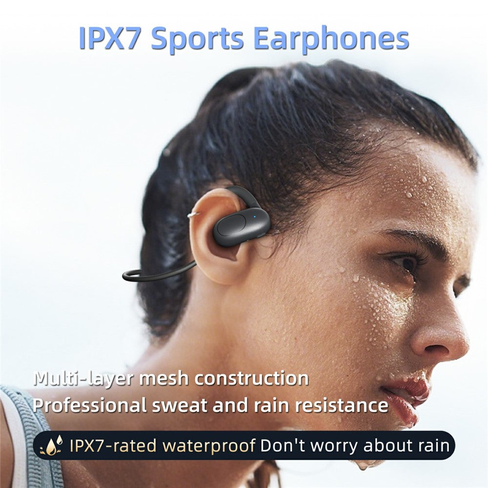 Open-Ear Air Conduction Earphones – IPX7 Waterproof, Ear-Hook Design