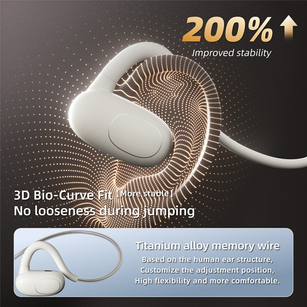 Open-Ear Air Conduction Earphones – IPX7 Waterproof, Ear-Hook Design