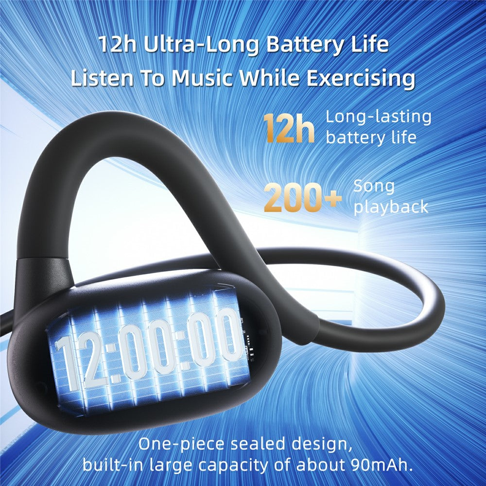 Open-Ear Air Conduction Earphones – IPX7 Waterproof, Ear-Hook Design
