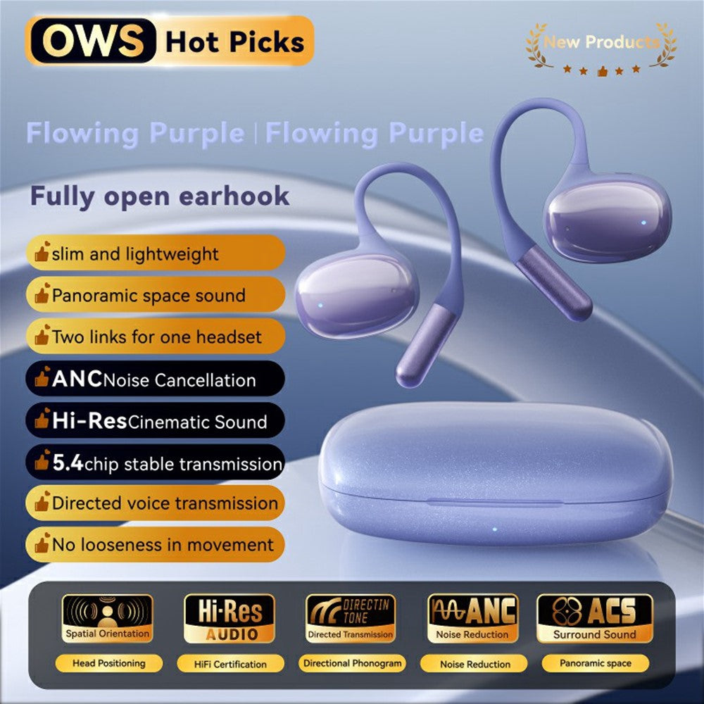 ANC Open-Ear Sports Earphones – Elastic U-Shape Ear Hook