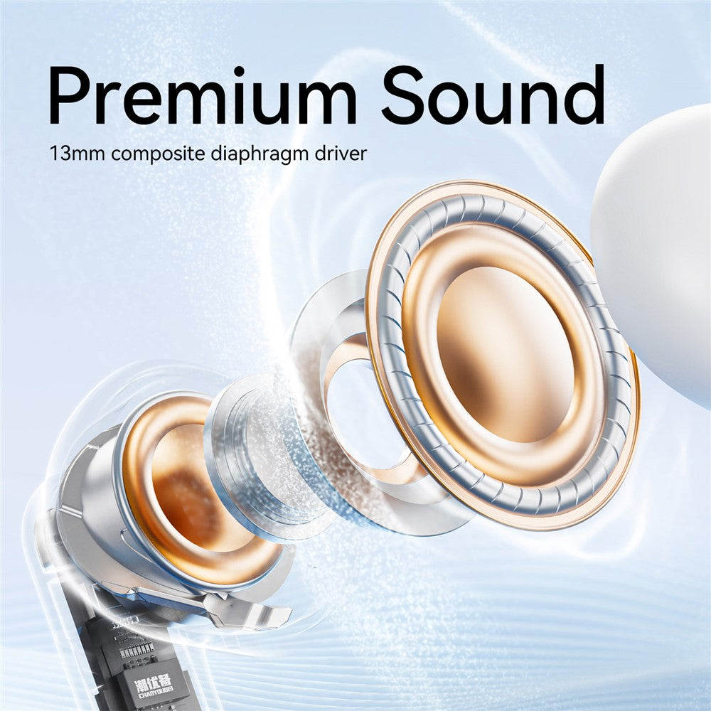 JOYROOM JR-FB1 AI Translation Bluetooth-compatible 6.0 TWS Earbuds Noise Cancelling Low Latency Gaming Earbuds