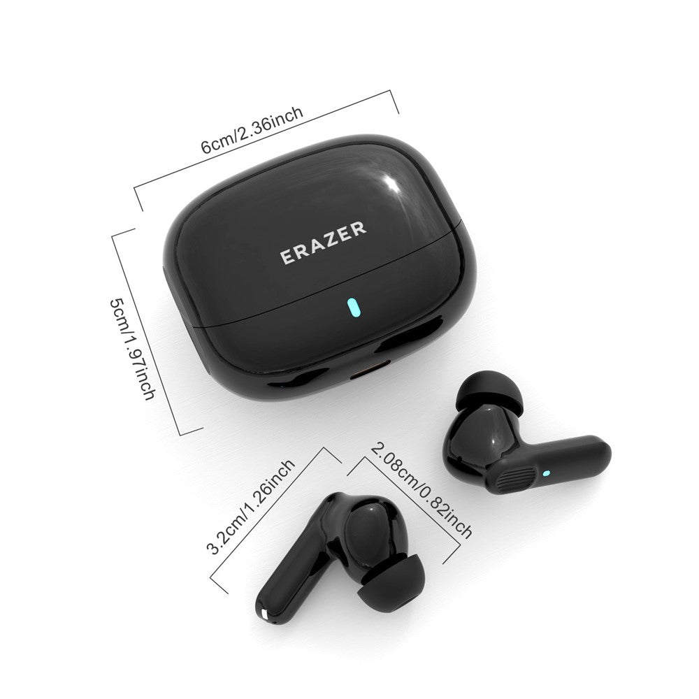 ERAZER ETR-A01 Pro Wireless Earbuds – In-Ear, ENC Noise Cancelling