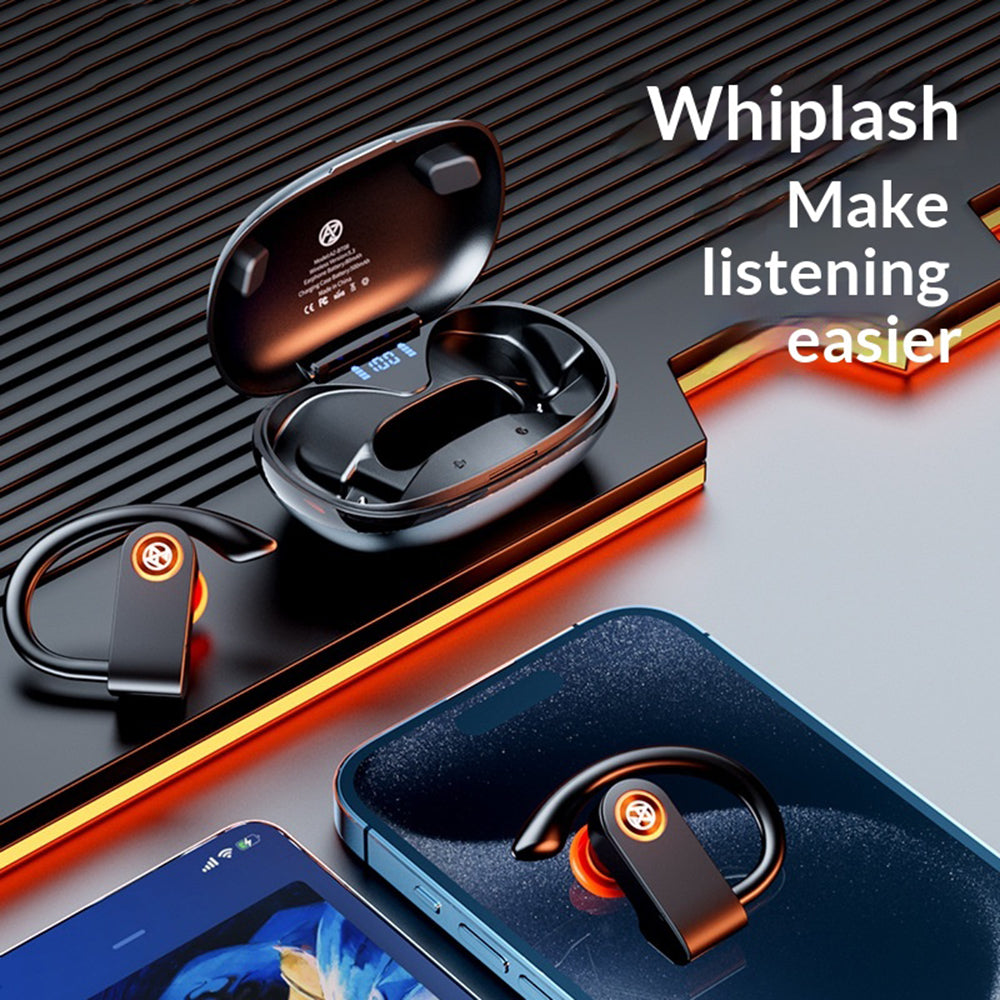 AZEADA AZ-BT08 Open-Ear Hook Earbuds – IPX5 Waterproof, for Sports