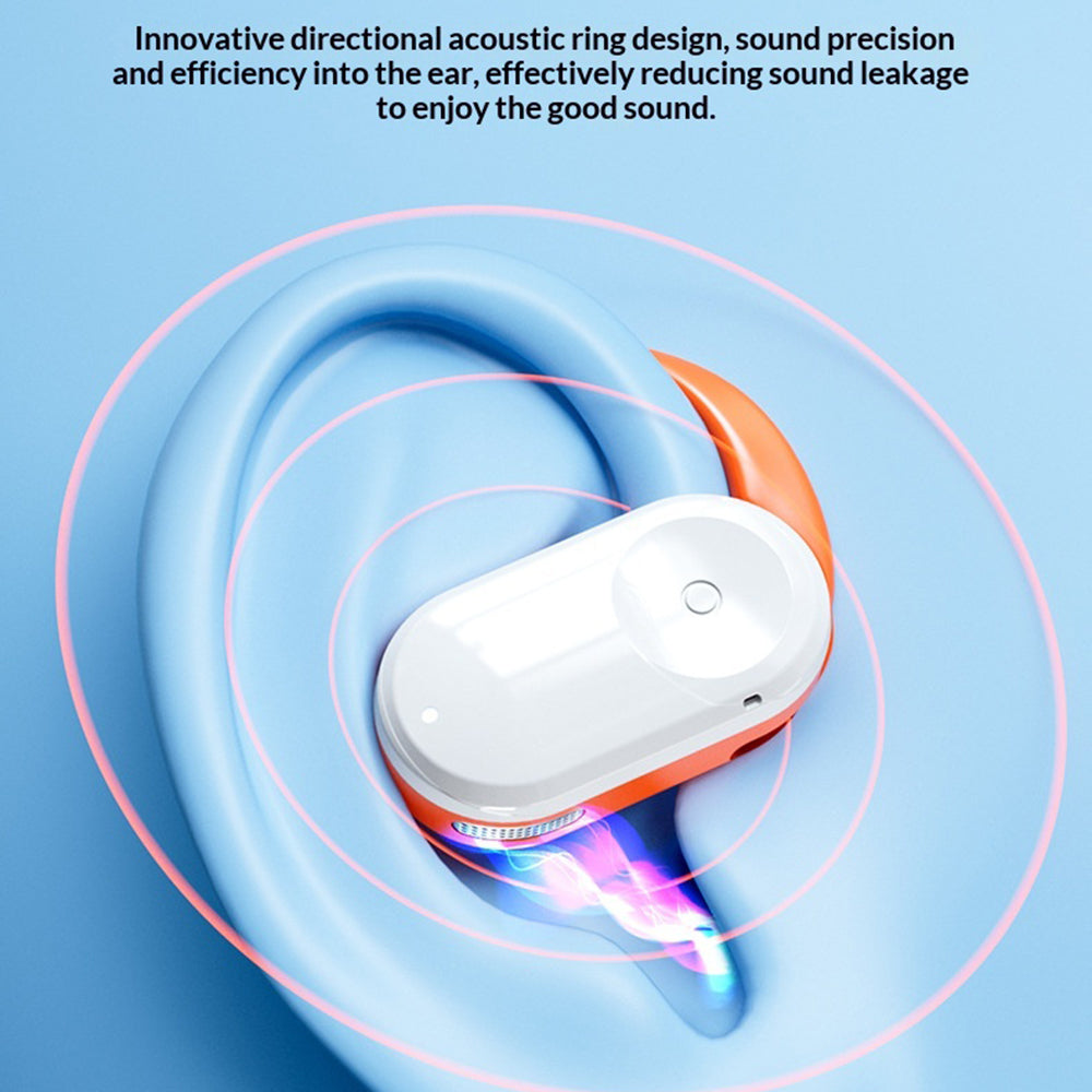 AZEADA AZ-BT11 Open-Ear Hook Earbuds – IPX5 Waterproof, Touch Control