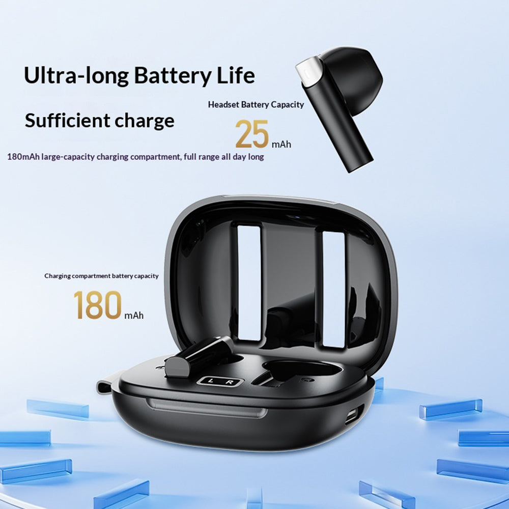 AZEADA AZ-BT09 Semi-In-Ear Earbuds – Low Latency, Bluetooth 5.4