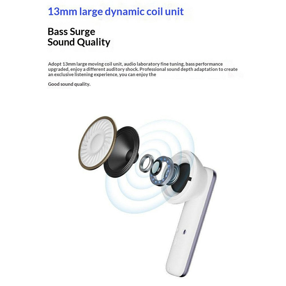 ERAZER EK02 Semi-In-Ear Earbuds – Touch Control, for Gaming & Music