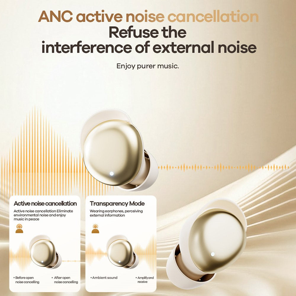 REMAX TWS-20 ANC Noise Cancellation Sleep Bluetooth-compatible Earbuds True Wireless Stereo Music Earbuds