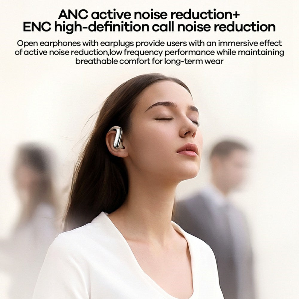 REMAX OWS-28 Open Ear Earhook Wireless Earbuds ANC ENC Noise Cancelling IPX5 Waterproof Headset for Sports