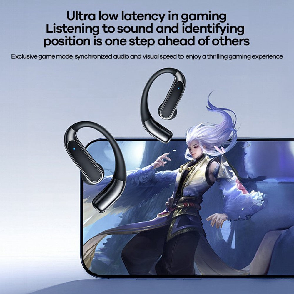 REMAX OWS-17 Open Ear Wireless Earphones Bluetooth-compatible 6.0 Hi-Resolution Audio Gaming Mode Ear Hook Earbuds