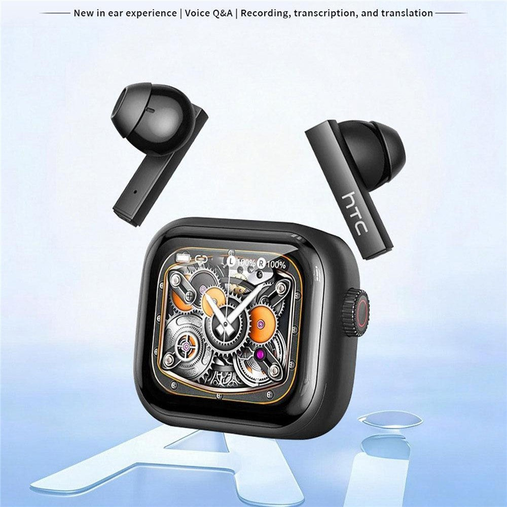 HTC NE40 AI Translation Earbuds – 134 Languages, HD Touch Charging Case