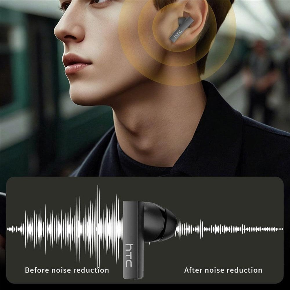 HTC NE40 AI Translation Earbuds – 134 Languages, HD Touch Charging Case
