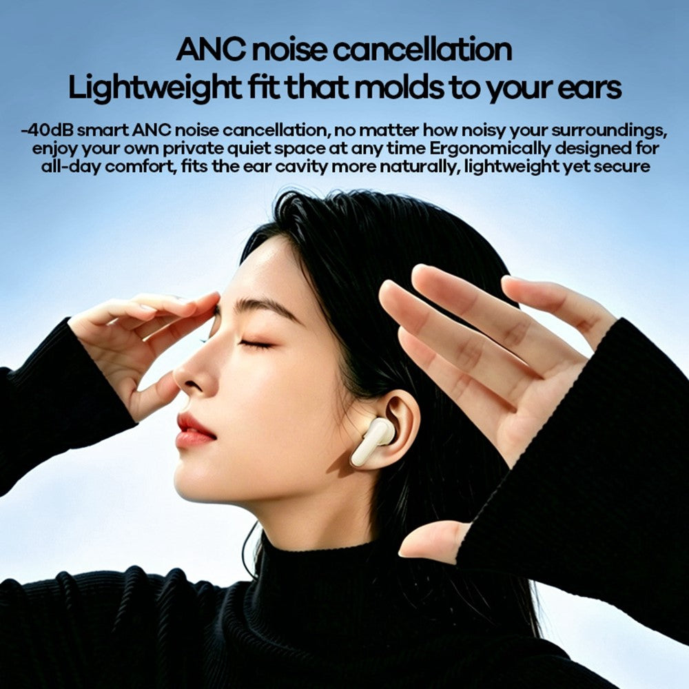 REMAX TWS-26 ANC ENC Noise Cancelling Wireless Earbuds 50H Battery 4-Mic Dual Device Connection Music Call Headset