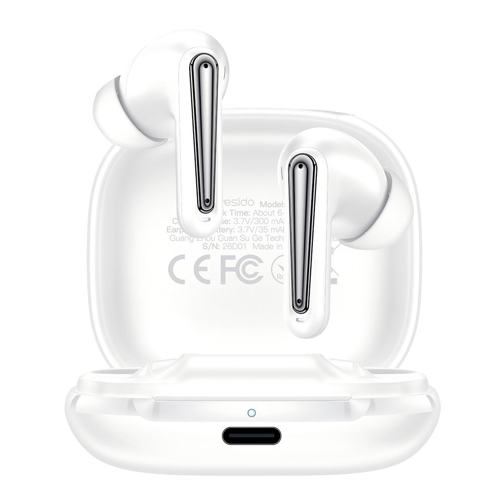 YESIDO TWS45 In-Ear Earbuds – ANC & ENC Dual Noise Cancelling