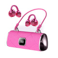 Open-Ear Clip-On Earbuds – Purse-Style Charging Case, for Women