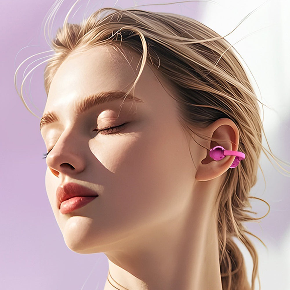 Open-Ear Clip-On Earbuds – Purse-Style Charging Case, for Women