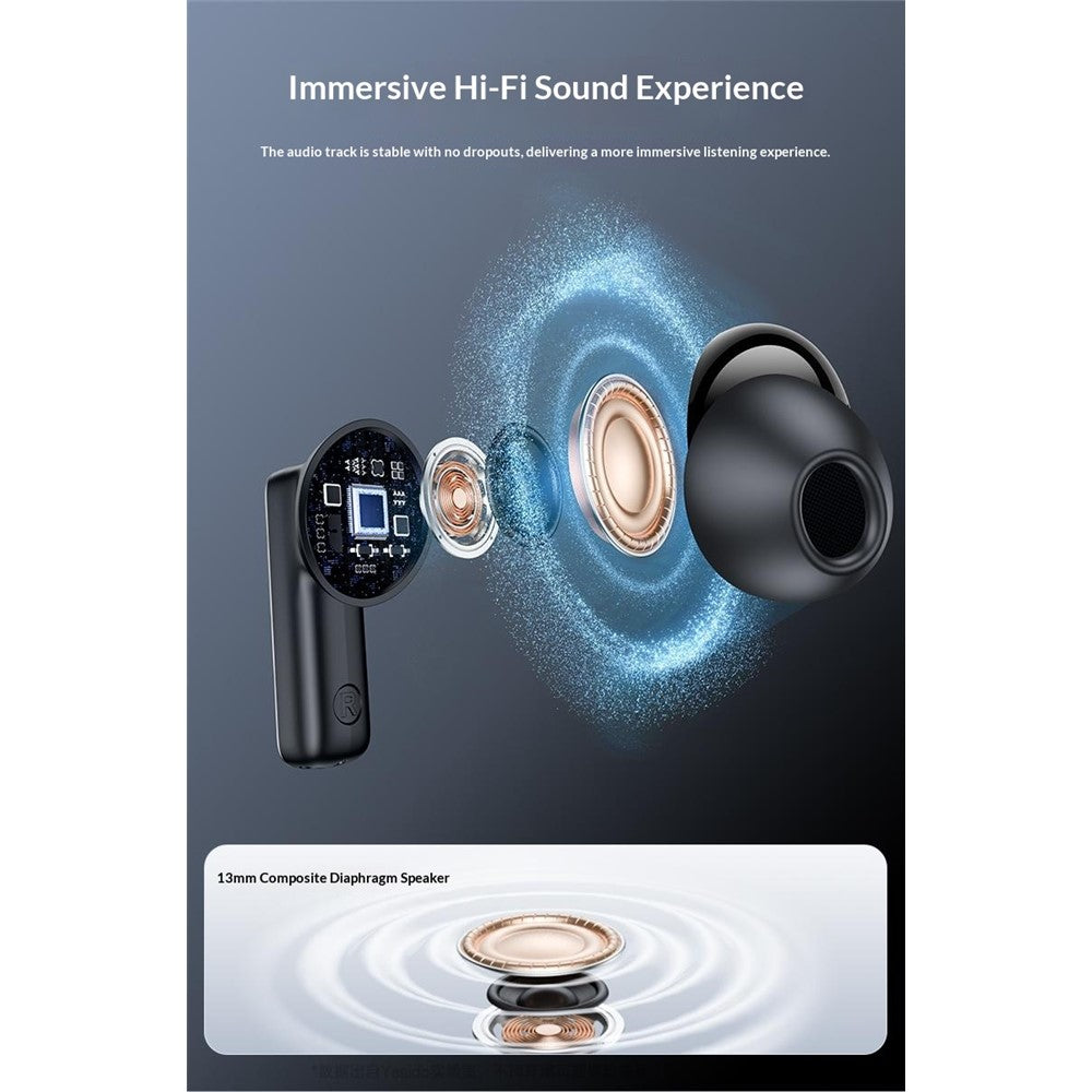 YESIDO TWS43 Wireless Earbuds – ANC & ENC, Bluetooth 6.0