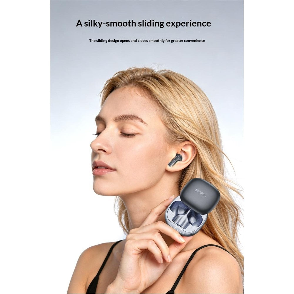 YESIDO TWS43 Wireless Earbuds – ANC & ENC, Bluetooth 6.0
