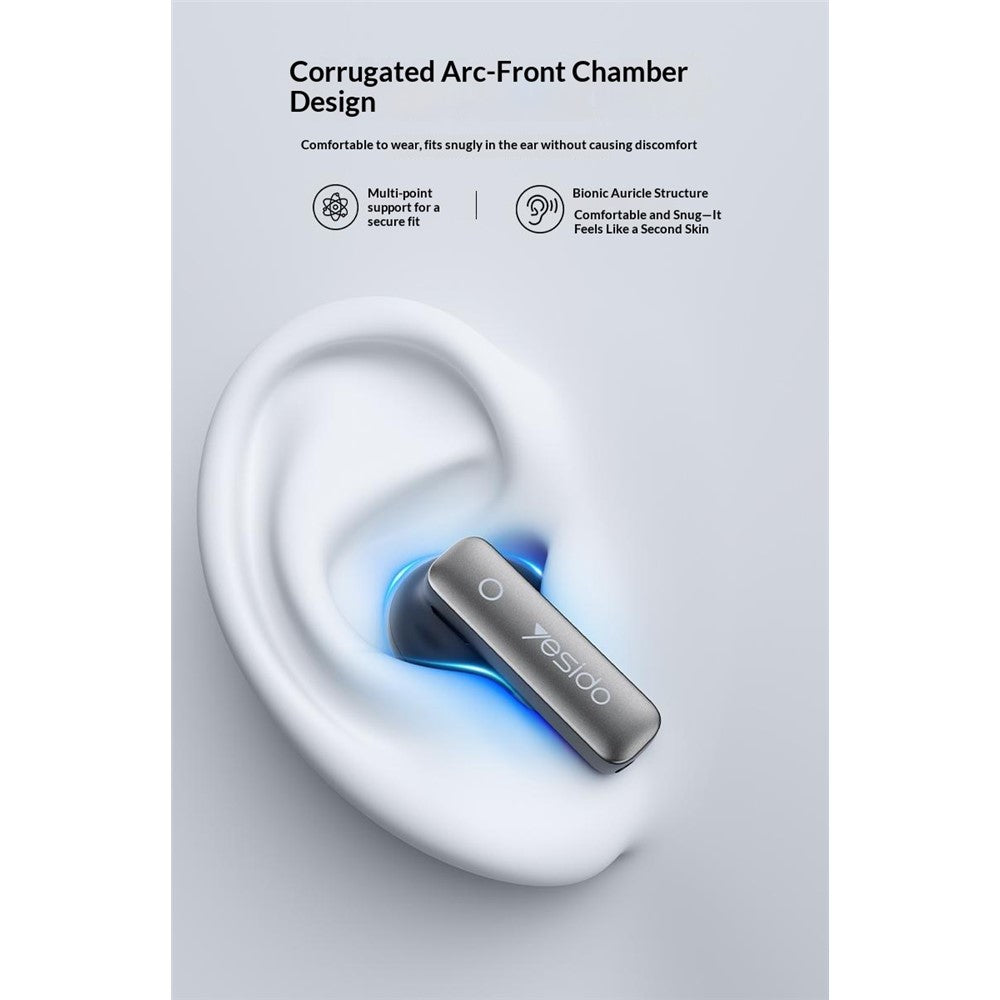 YESIDO TWS43 Wireless Earbuds – ANC & ENC, Bluetooth 6.0