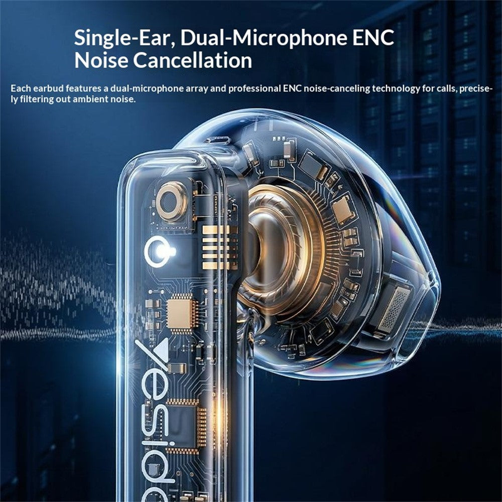 YESIDO TWS44 Semi-In-Ear Earbuds – Dual Mic, ENC Noise Cancelling