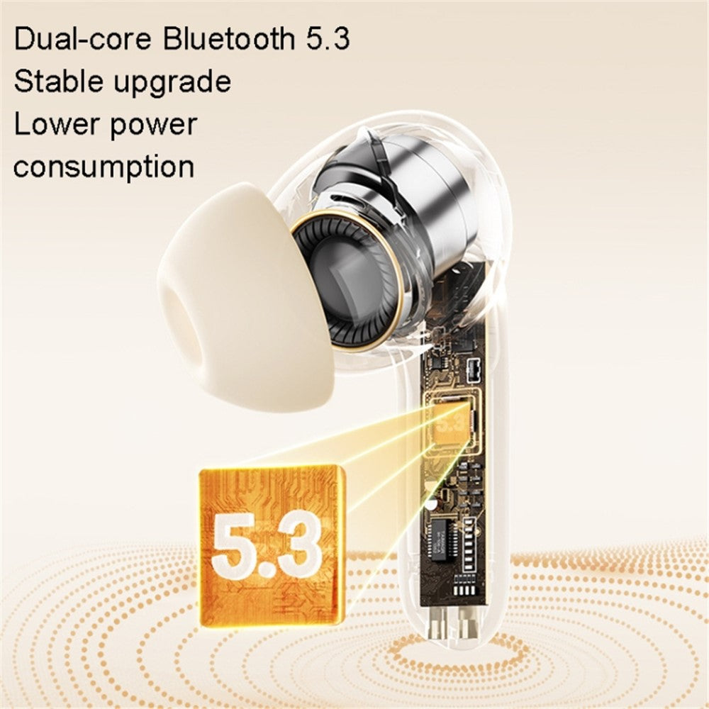 REMAX CozyPods W10N ANC+ENC Dual Noise-Canceling Wireless Earbuds Bluetooth-compatible Headset