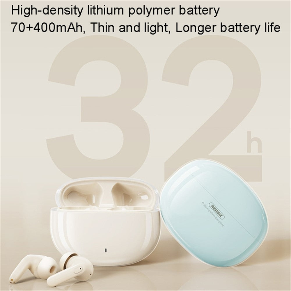 REMAX CozyPods W10N ANC+ENC Dual Noise-Canceling Wireless Earbuds Bluetooth-compatible Headset