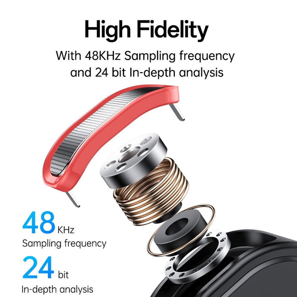 YESIDO KR19 2 in 1 Button Clip-On Microphone 100m Range Wireless Lavalier Mic Set