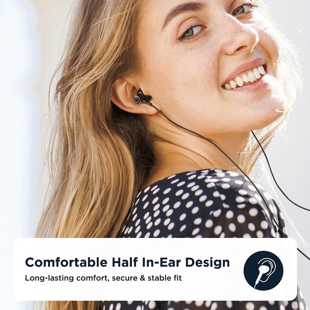 JOYROOM JR-EC07 Metal Half In-Ear Wired Earphone Type-C Headphone with Micphone