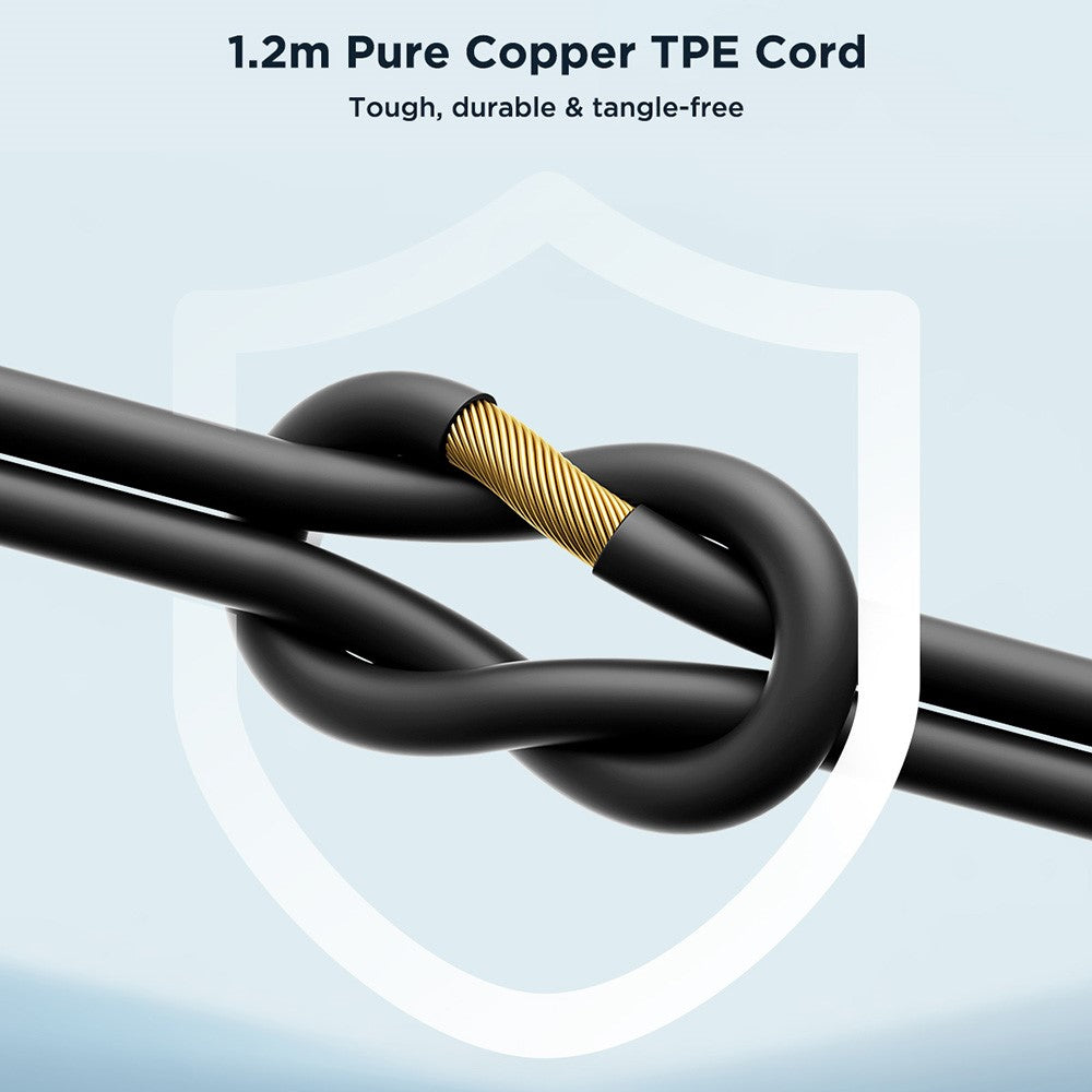 JOYROOM JR-EC07 Metal Half In-Ear Wired Earphone Type-C Headphone with Micphone