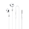 REMAX RM-05 3.5mm Semi In-Ear Wired Earphones Metal Construction 1200mm Cord Headset Built-in Microphone