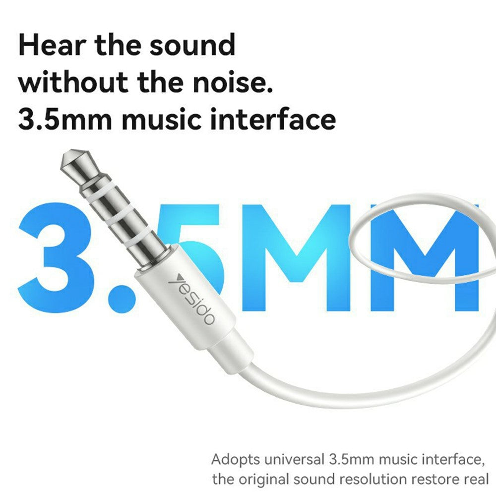 YESIDO YH46 3.5mm Wired Earphones with Microphone